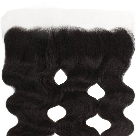 Malaysian Body Wave 13x4 Transparent Lace Human Hair Frontal Private Label