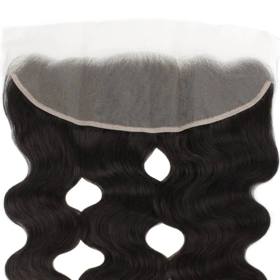 Malaysian Body Wave 13x4 Transparent Lace Human Hair Frontal Private Label