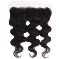 Malaysian Body Wave 13x4 Transparent Lace Human Hair Frontal Private Label