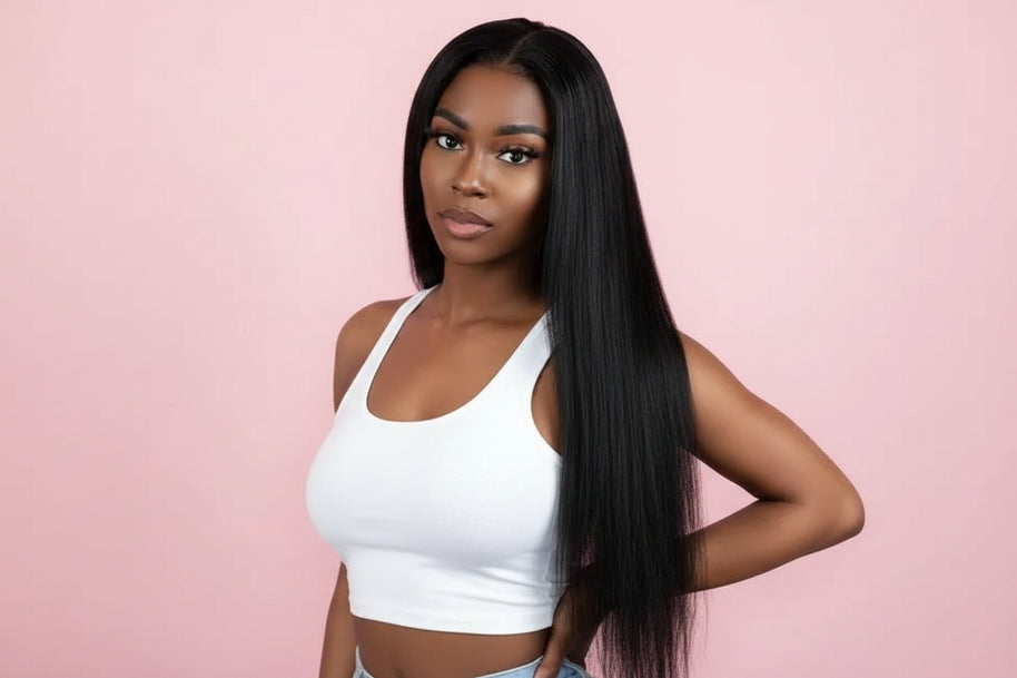 Malaysian Straight 100% Human Hair Bundles The Hair Pusher