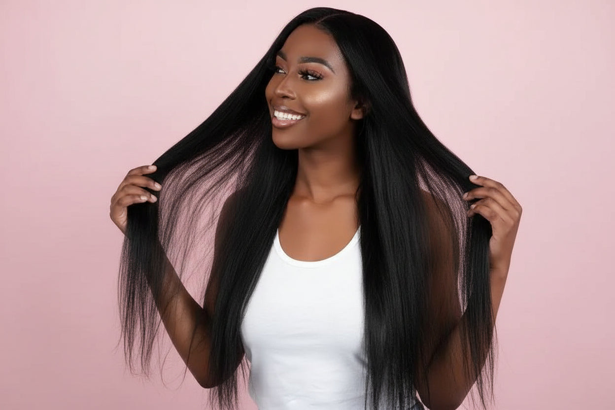 Malaysian Straight 100% Human Hair Bundles The Hair Pusher