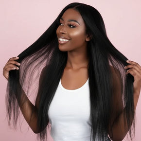 Malaysian Straight 100% Human Hair Bundles The Hair Pusher