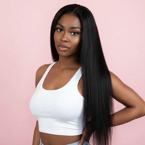 Malaysian Straight 100% Human Hair Bundles The Hair Pusher