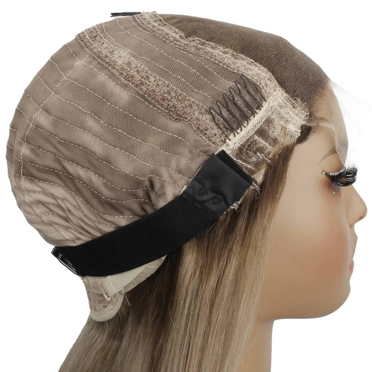 Penelope Glueless 5x5 HD Lace Professionally Colored 100% Human Hair Closure Wig Private Label