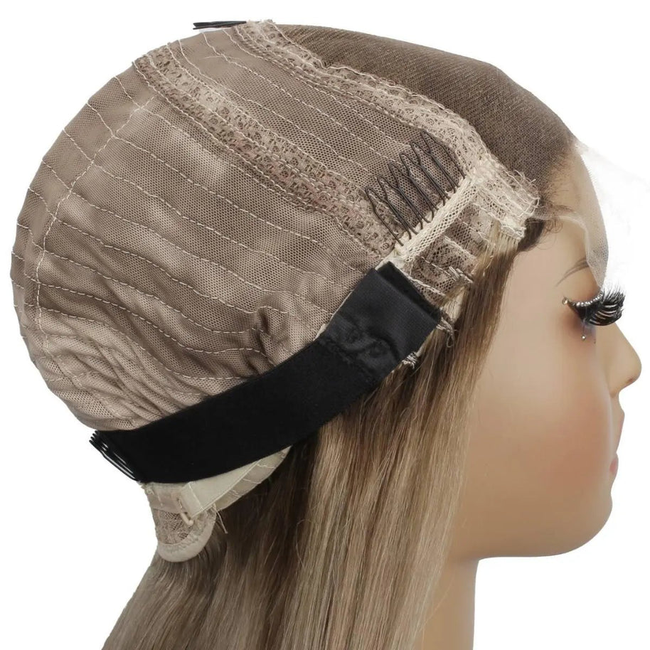 Penelope Glueless 5x5 HD Lace Professionally Colored 100% Human Hair Closure Wig Private Label