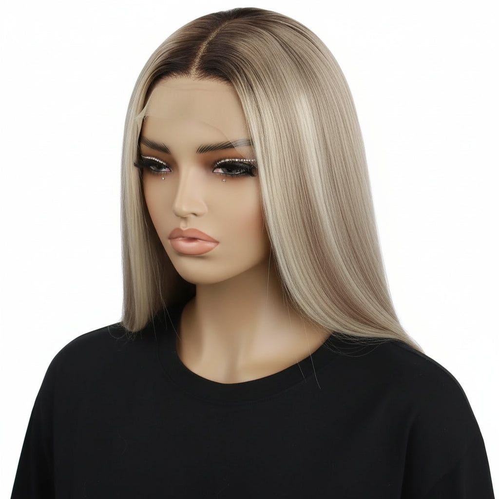 Penelope Glueless 5x5 HD Lace Professionally Colored 100% Human Hair Closure Wig Private Label