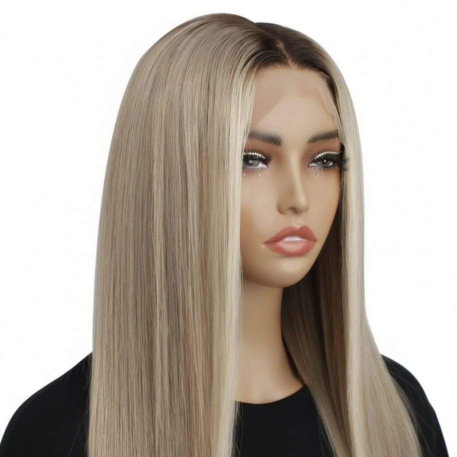 Penelope Glueless 5x5 HD Lace Professionally Colored 100% Human Hair Closure Wig Private Label
