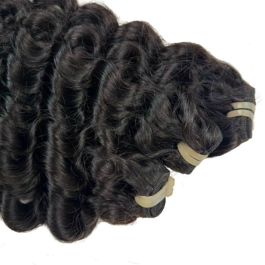 Raw Vietnamese Ripple Curly 100% Human Hair Bundles Private Label