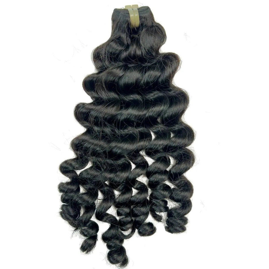 Raw Vietnamese Ripple Curly 100% Human Hair Bundles Private Label