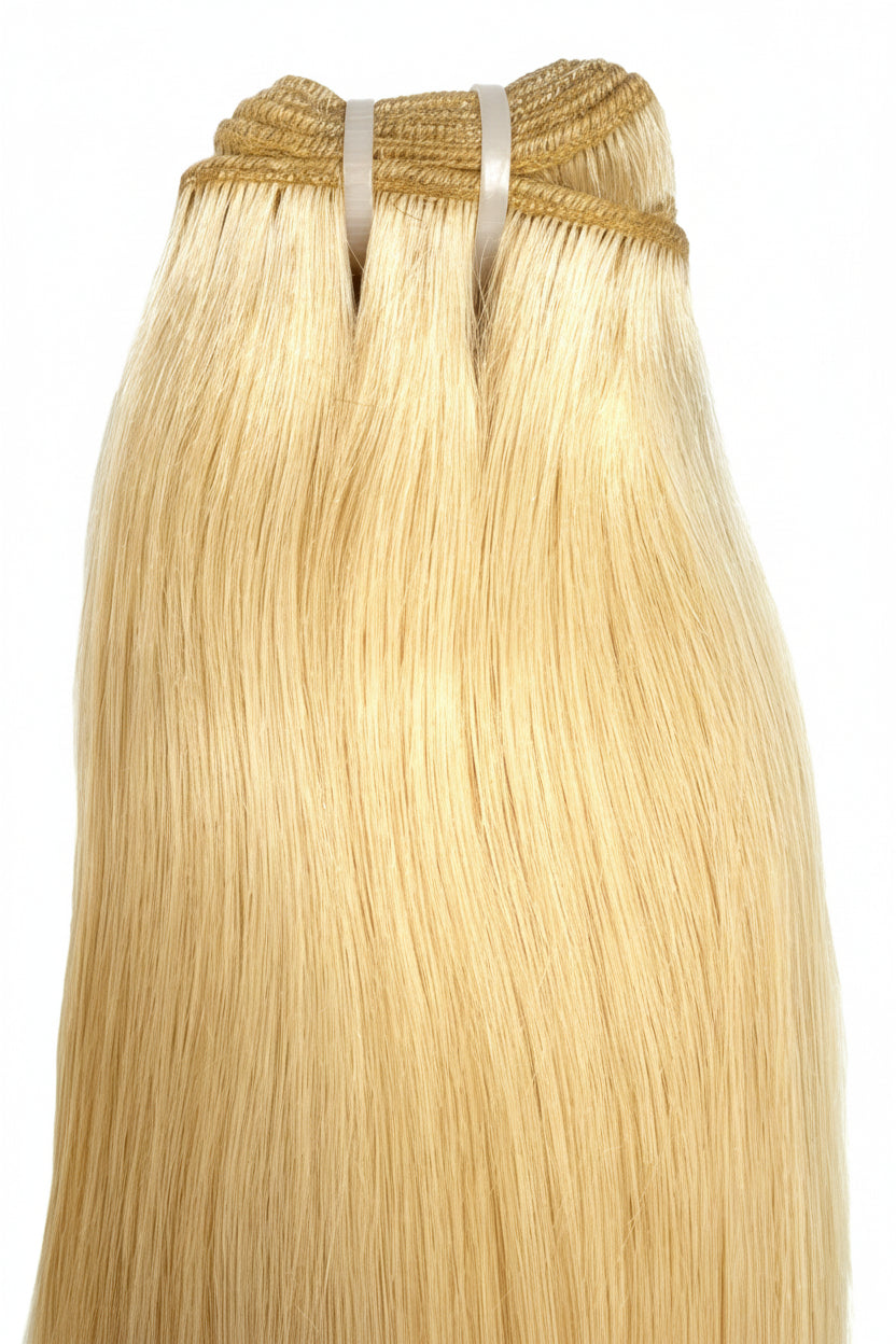 Raw Blonde Straight 100% Human Hair Bundles The Hair Pusher