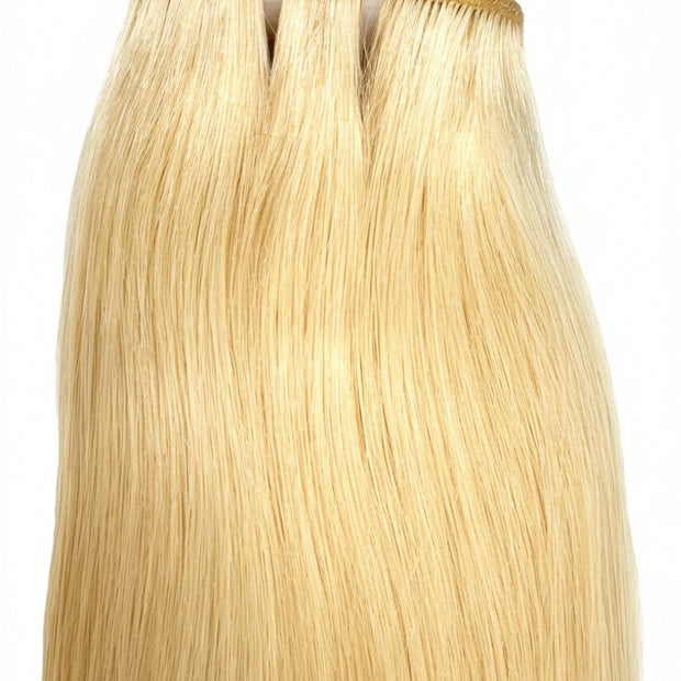 Raw Blonde Straight 100% Human Hair Bundles The Hair Pusher