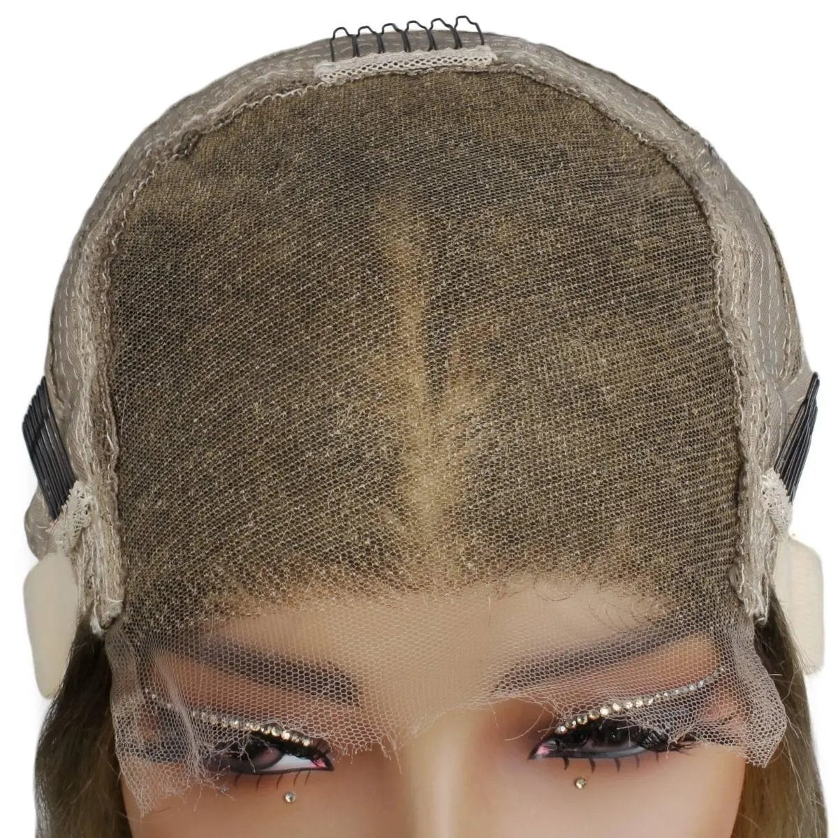 Ruby Glueless 5x5 HD Lace Professionally Colored 100% Human Hair Closure Wig Private Label