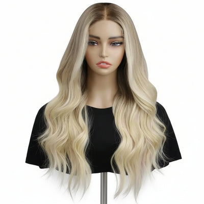 Ruby Glueless 5x5 HD Lace Professionally Colored 100% Human Hair Closure Wig Private Label