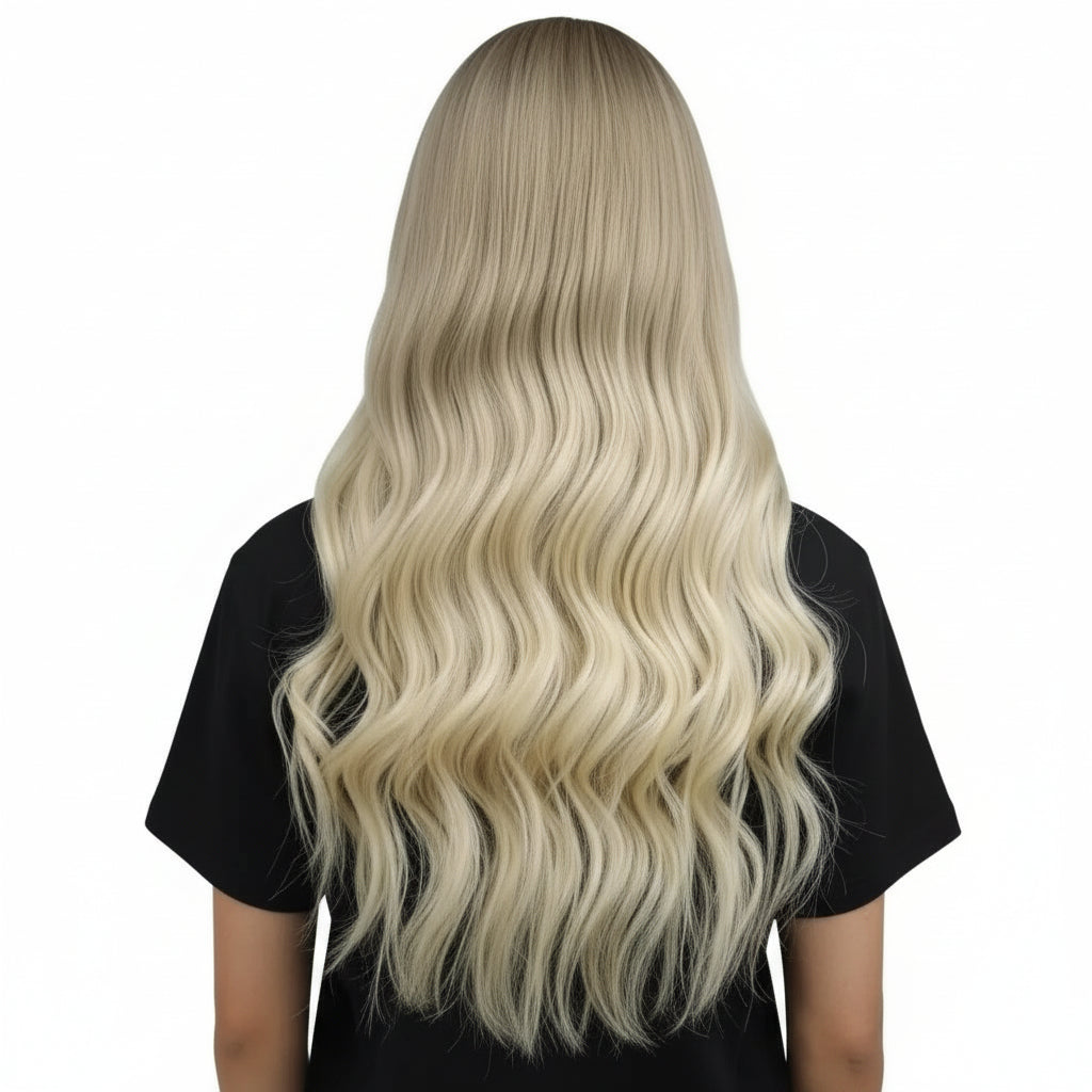 Ruby Glueless 5x5 HD Lace Professionally Colored 100% Human Hair Closure Wig Private Label