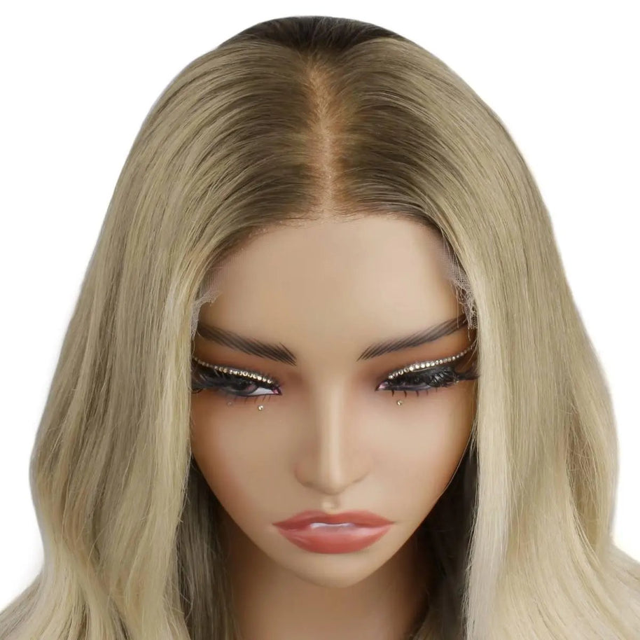 Ruby Glueless 5x5 HD Lace Professionally Colored 100% Human Hair Closure Wig Private Label