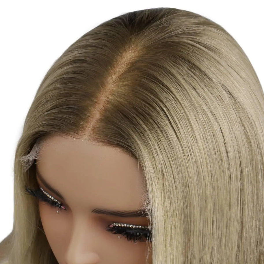 Ruby Glueless 5x5 HD Lace Professionally Colored 100% Human Hair Closure Wig Private Label