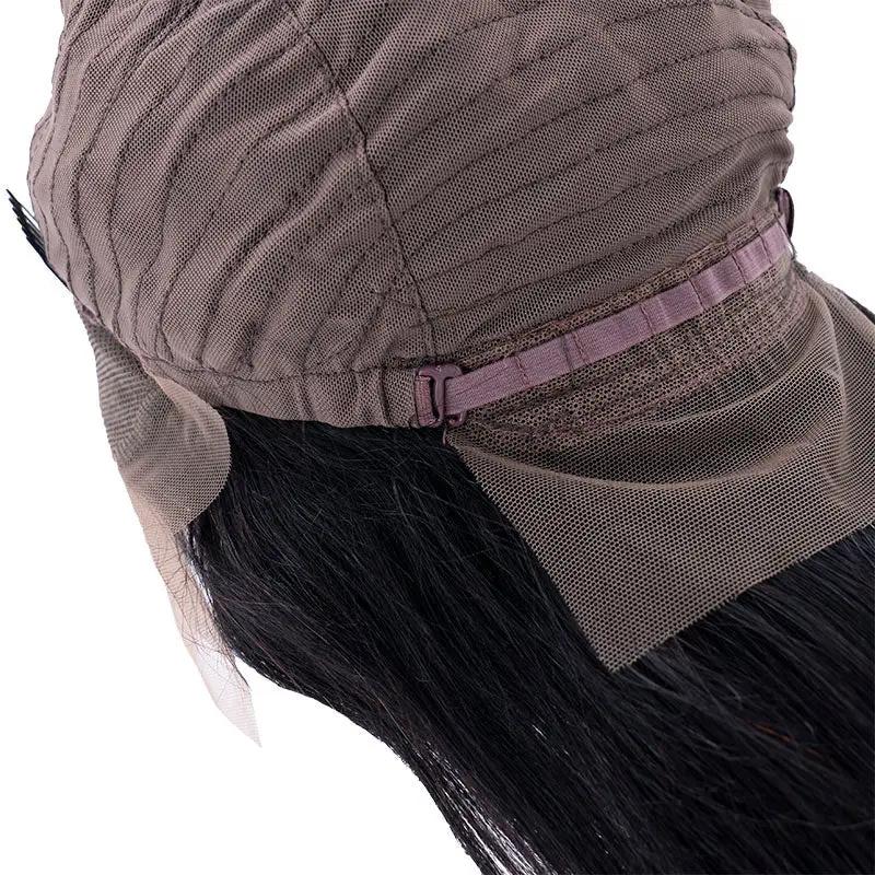 Straight 13x4 Transparent Lace Front Human Hair Wig Private Label