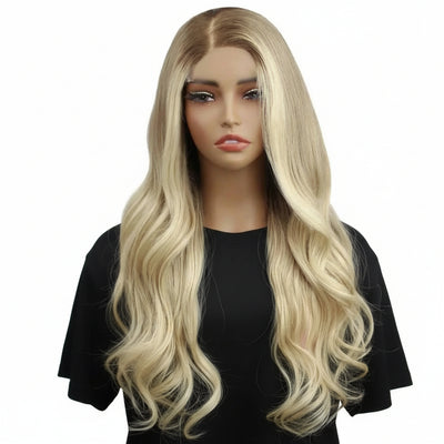 Taylor Glueless 5x5 HD Lace Professionally Colored 100% Human Hair Closure Wig Private Label