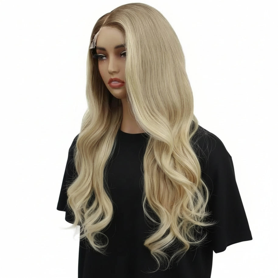 Taylor Glueless 5x5 HD Lace Professionally Colored 100% Human Hair Closure Wig Private Label