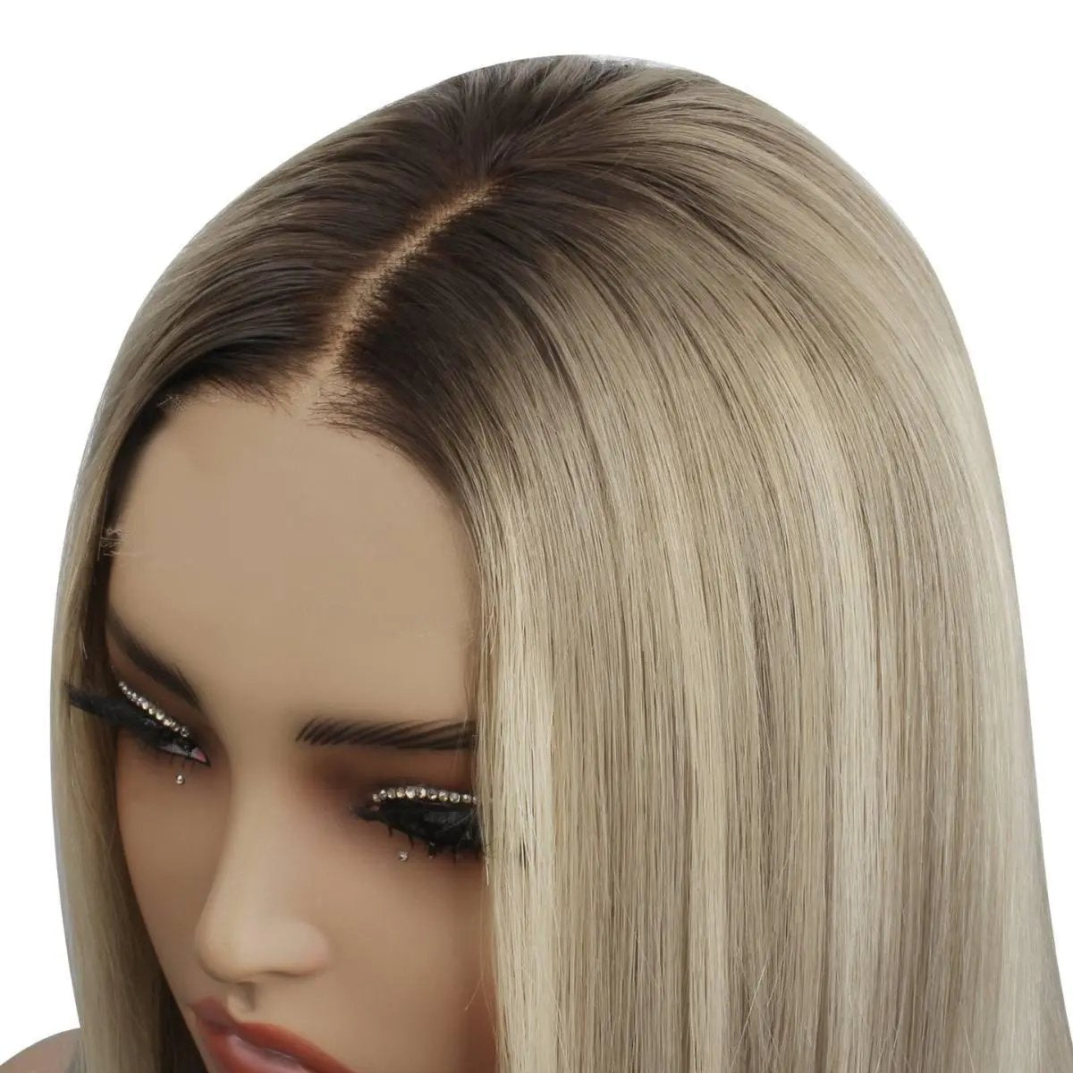 Tiffany Glueless 5x5 HD lace human hair closure wig by THE HAIR PUSHER PREMIUM LUXE HAIR, with professionally colored, natural-looking hair.
