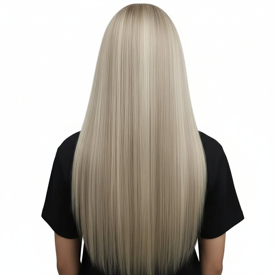 Tiffany Glueless 5x5 HD Lace Professionally Colored 100% Human Hair Closure Wig Private Label