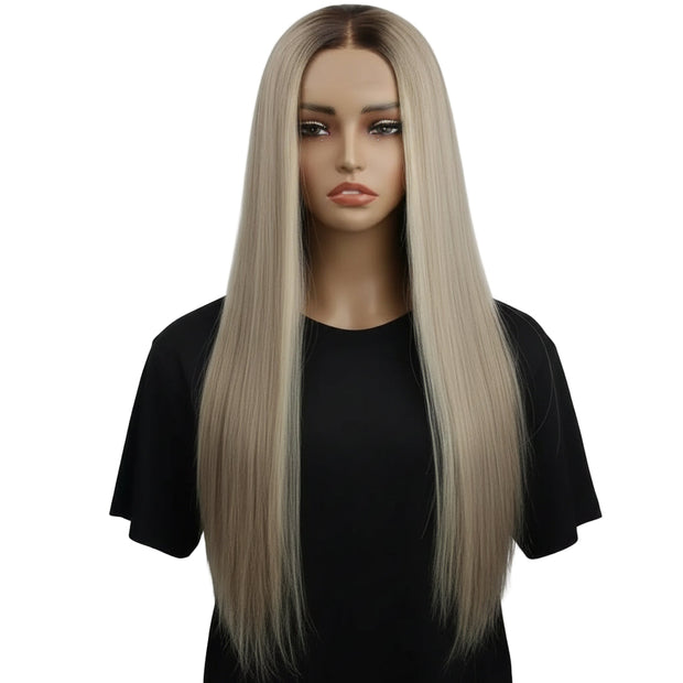 Tiffany Glueless 5x5 HD Lace Professionally Colored 100% Human Hair Closure Wig Private Label