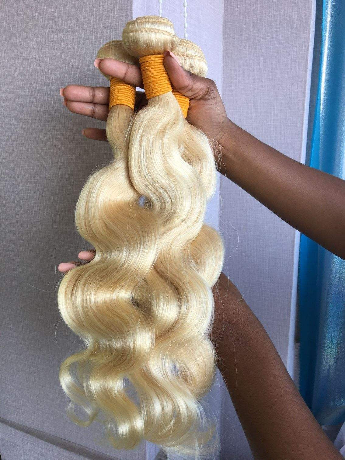 12A 613 Blonde Loose Body Wave Virgin Brazilian Hair Bundles - THE HAIR PUSHER PREMIUM LUXE HAIR