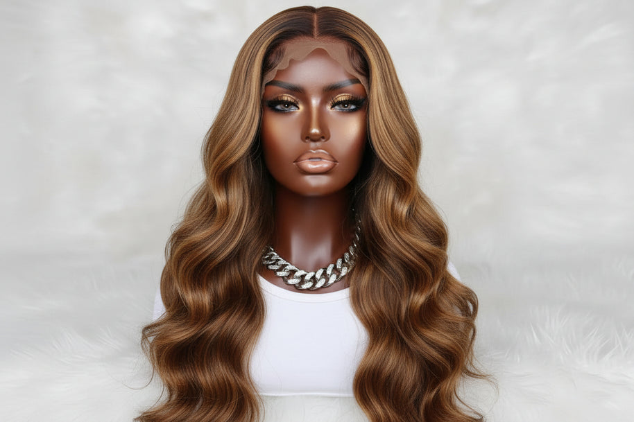 Victoria Glueless 5x5 HD Lace Professionally Colored 100% Human Hair Closure Wig The Hair Pusher