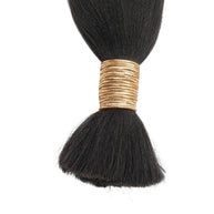 Yaki Straight Bulk 100% Human Braiding Hair Private Label