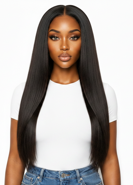 Yaki Straight Clip-in The Hair Pusher