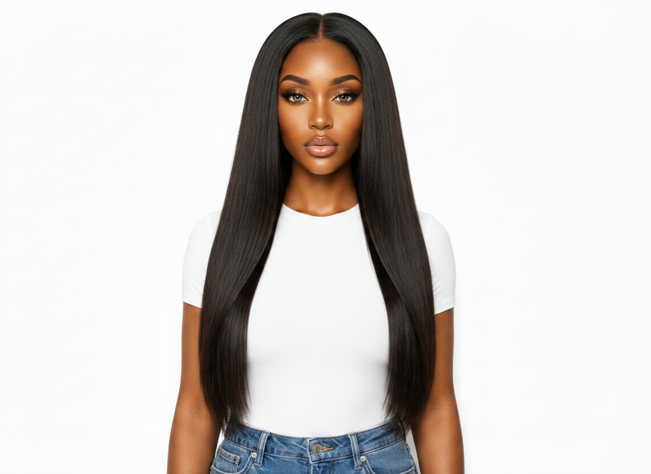 Yaki Straight Clip-in The Hair Pusher