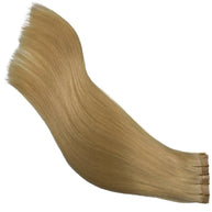 Raw Blonde Straight Seamless Clip-In 100% Human Hair Extensions Private Label
