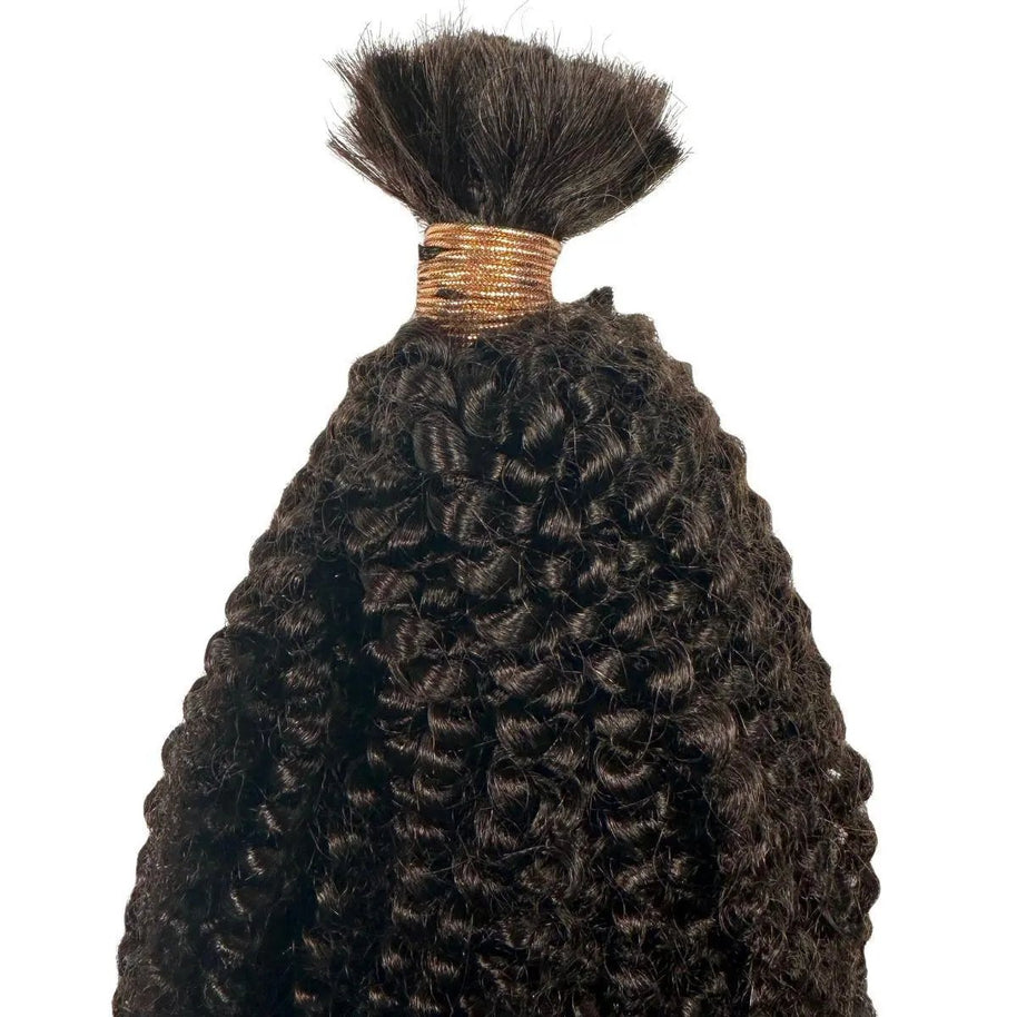 Afro Kinky Bulk 100% Human Braiding Hair Private Label