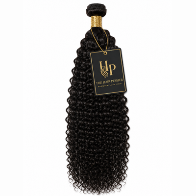 1B Black Curly Bundles | 100% Premium Raw Human Hair | 12