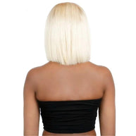Blonde Straight 4x4 Transparent Lace 100% Human Hair Bob Wig Private Label
