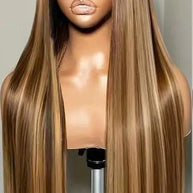 Blonde Ombré Highlight Bone Straight HD Lace Wig THE HAIR PUSHER PREMIUM LUXE HAIR