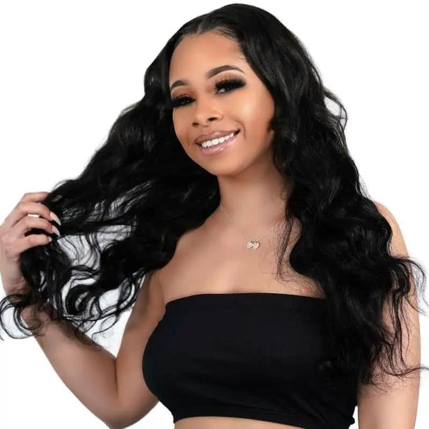 Body Wave U Part 100% Human Hair Wig Private Label