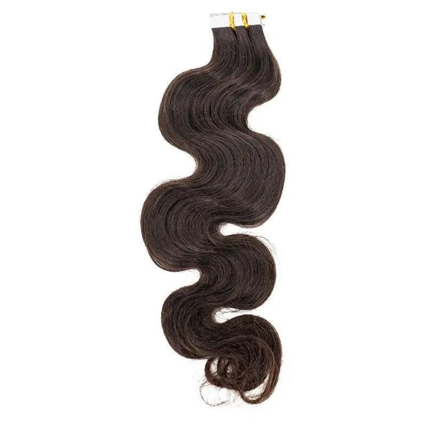 Raw Body Wave 100% Human Hair Tape In Extensions Private Label