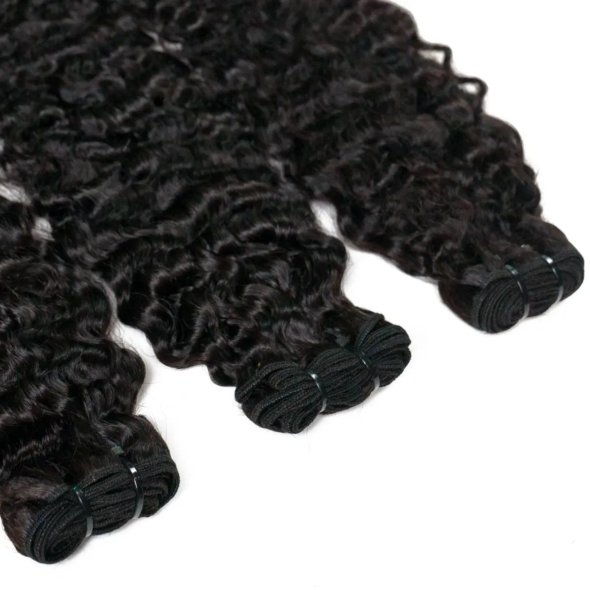 Burmese Curly 100% Human Hair Bundles Private Label
