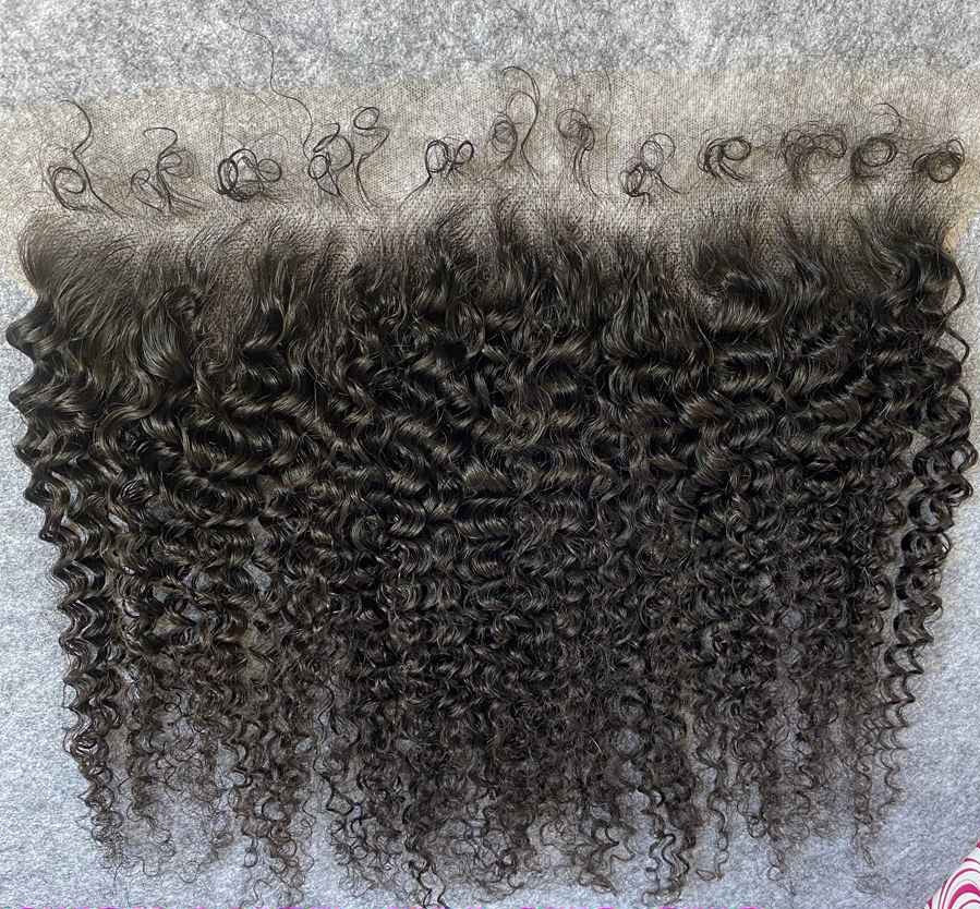Curly Burmese Lace Frontal - THE HAIR PUSHER PREMIUM LUXE HAIR