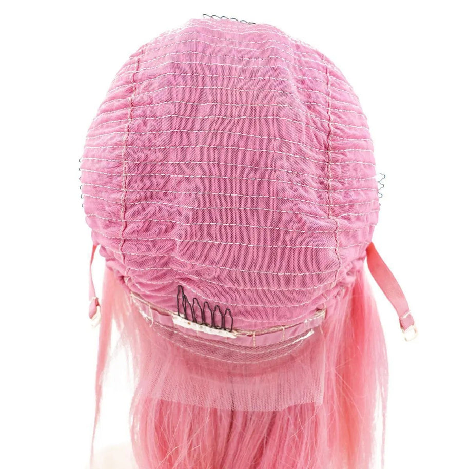 Cotton Candy 13x4 Transparent Lace Front 100% Human Hair Bob Wig Private Label