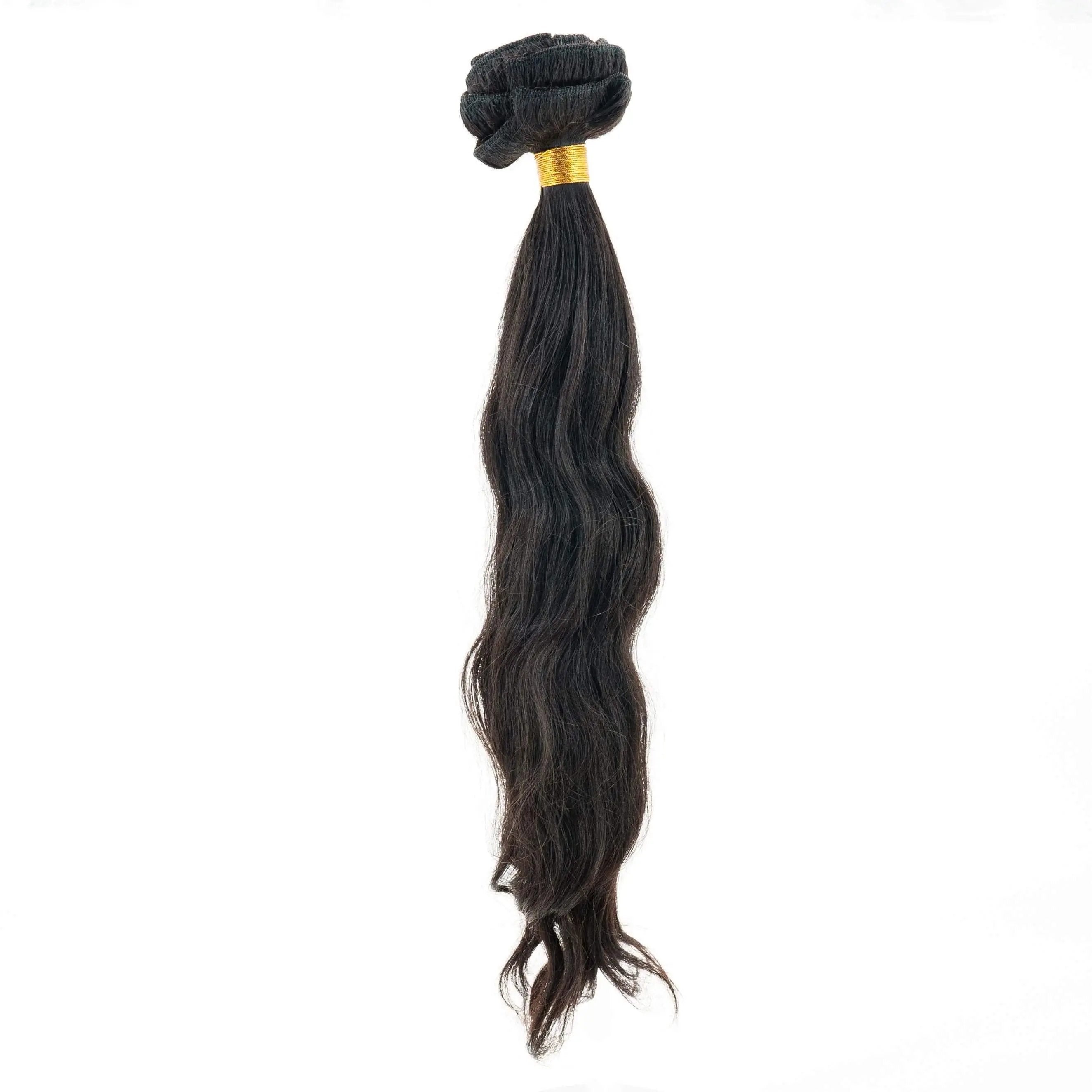 Indian Curly Natural Black Clip-in 100% Human Hair Extensions Private Label