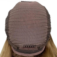 Honey Blonde Ombre Wavy 5x5 HD Lace 100% Human Hair Closure Wig The Hair Pusher