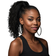 Kinky Curly 100% Human Hair Ponytail Extension Private Label
