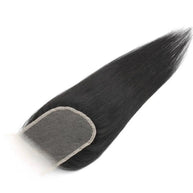 Brazilian Silky Straight 4x4 Transparent Lace Human Hair Closure Private Label