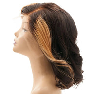 Honeycomb 13x4 Transparent Lace Front 100% Human Hair Bob Wig Private Label