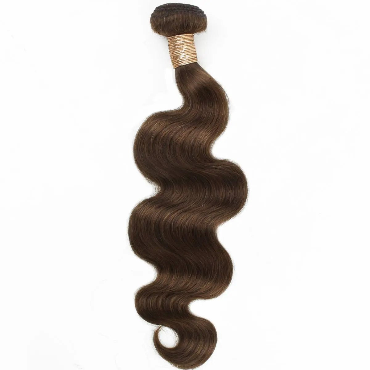 Medium Brown Body Wave 100% Human Hair Bundles Private Label