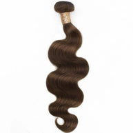Medium Brown Body Wave 100% Human Hair Bundles Private Label