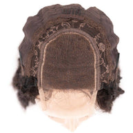 Kinky Curly 4x4 Transparent Lace 100% Human Hair Closure Wig Private Label