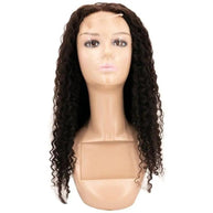 Kinky Curly 4x4 Transparent Lace 100% Human Hair Closure Wig Private Label